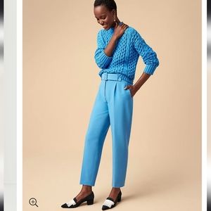 Ann Taylor Petite Tapered Belted Pant